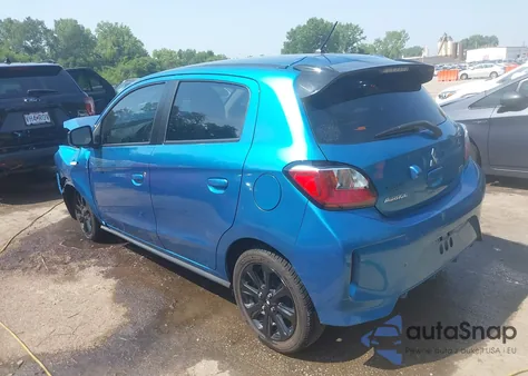 2022 Mitsubishi Mirage Black Edition z USA, uszkodzony, nr VIN ML32AWHJ6NH002871